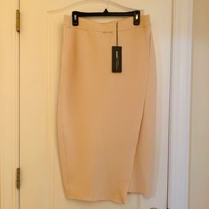 Wrap sweater skirt- Gabrielle Union